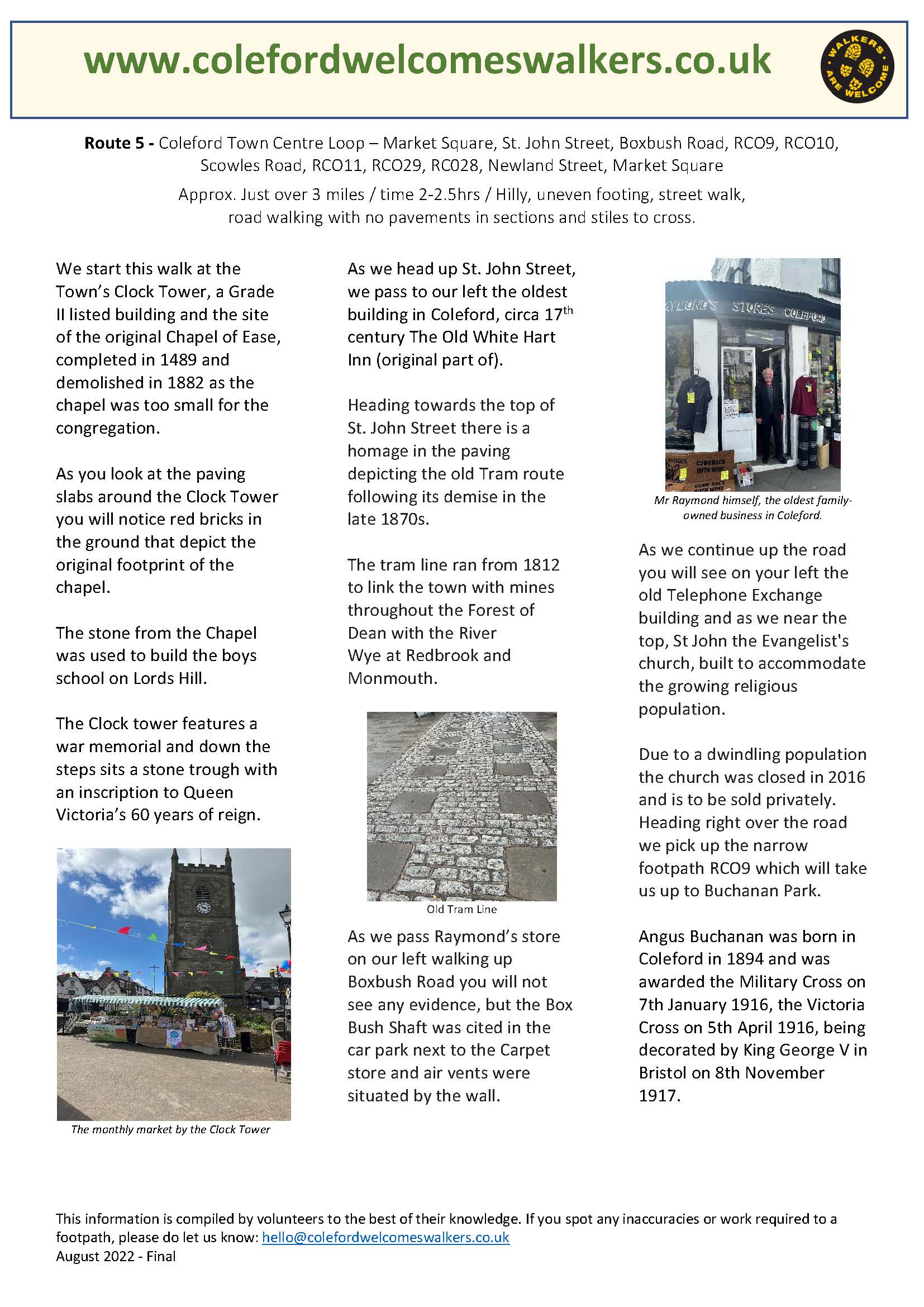 Walks Around Coleford Route 5